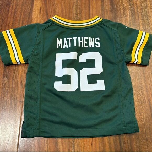 NFL Nike Green Bay Packers Clay Matthews III short sleeve jersey - Picture 1 of 4